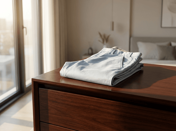 Hiltl chino lysblå, i slim fit - Connoisseur - cph.dk