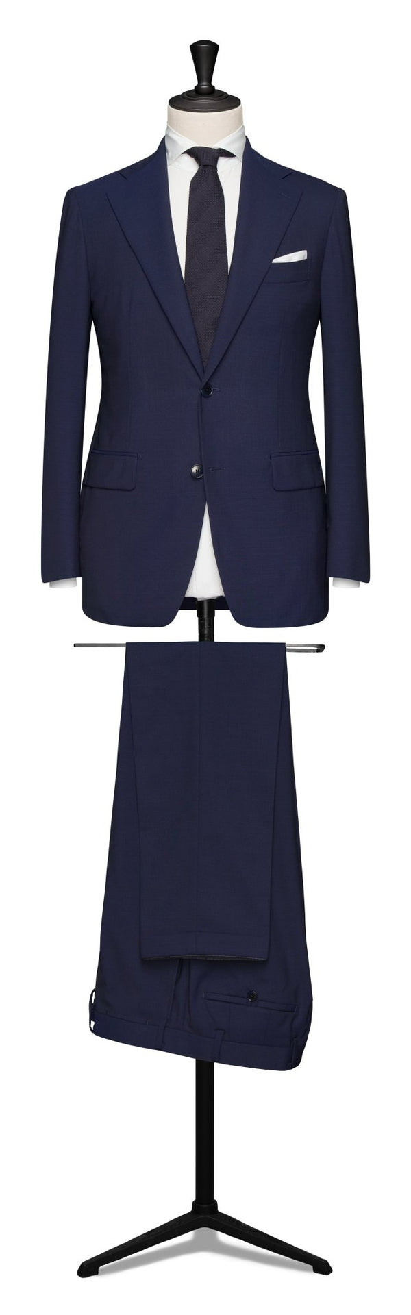 MTM Jakkesæt Loro Piana High Twisted 100% uld (TVR001 Neapolitan blue) - Connoisseur - cph.dk