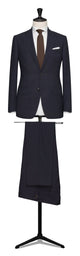 MTM Jakkesæt Loro Piana High Twisted 100% uld (TVR002 Navy blue) - Connoisseur - cph.dk
