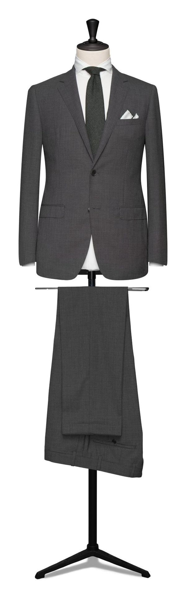 MTM Jakkesæt Loro Piana High Twisted 100% uld (TVR004 Midgrey) - Connoisseur - cph.dk