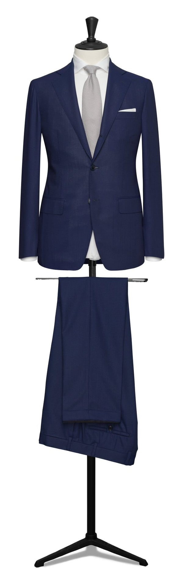 MTM Jakkesæt Loro Piana basketweave 100% uld (TVR006 neapolitan blue) - Connoisseur - cph.dk